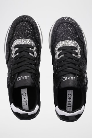 Sneakers plateformes - Noir et gris