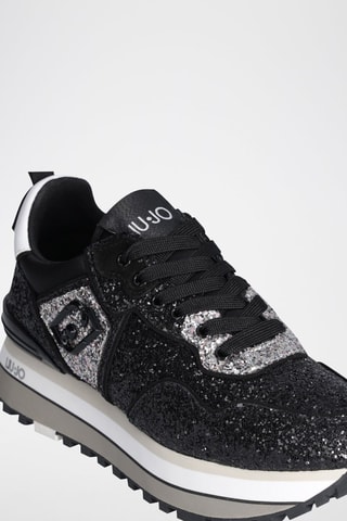 Sneakers plateformes - Noir et gris