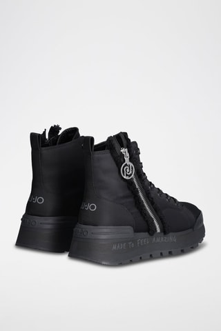 Sneakers plateformes montantes Amazing - Noir