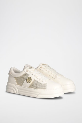 Sneakers plateformes Cléo - Ecru