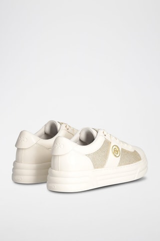 Sneakers plateformes Cléo - Ecru
