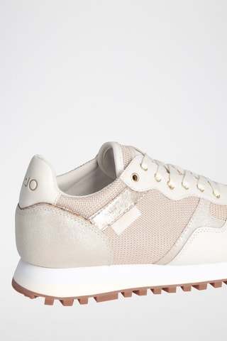 Sneakers en cuir de taureau Wonder - Ecru
