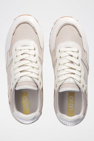Sneakers en cuir de taureau Wonder - Ecru
