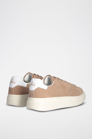 Baskets plateformes en nubuck Big - Beige
