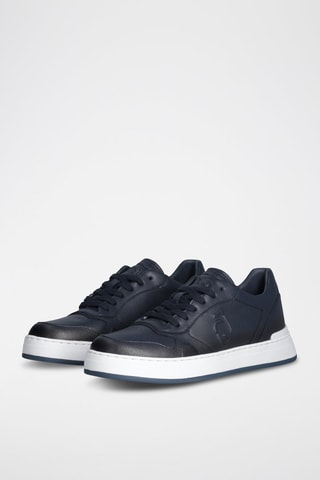 Baskets en cuir Boy - Bleu marine