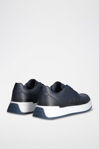 Baskets en cuir Boy - Bleu marine