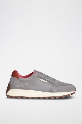 Baskets en cuir Running - Gris