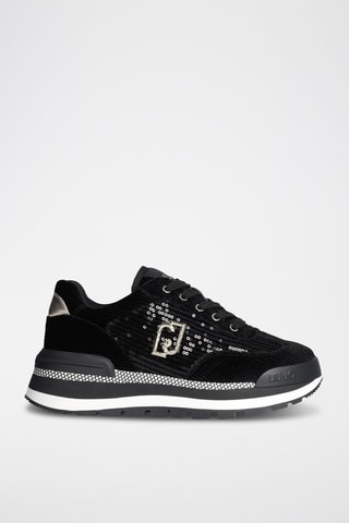 Baskets en velours Amazing - Noir