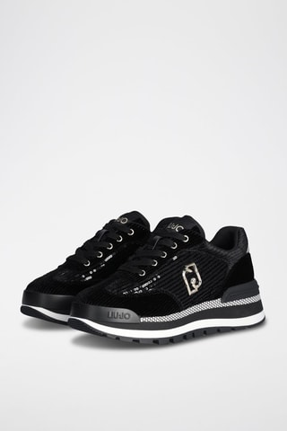 Baskets en velours Amazing - Noir