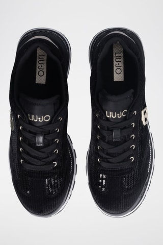 Baskets en velours Amazing - Noir