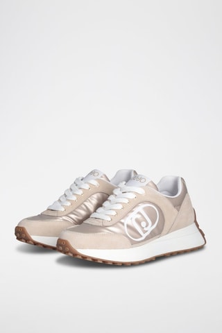 Baskets en nubuck Lolo - Nude