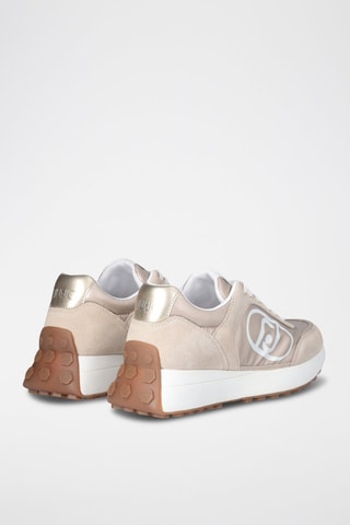 Baskets en nubuck Lolo - Nude