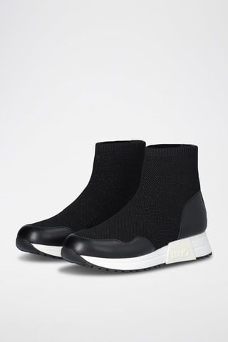Baskets-chaussettes Johanna - Noir