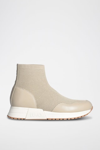 Baskets-chaussettes Johanna - Beige