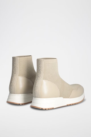 Baskets-chaussettes Johanna - Beige