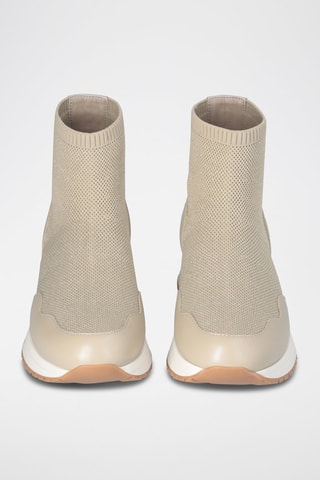 Baskets-chaussettes Johanna - Beige
