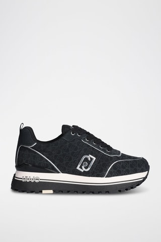 Baskets en cuir Maxi Wonder - Noir