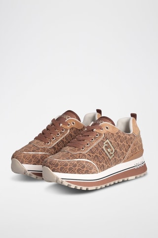 Baskets en cuir Maxi Wonder - Marron