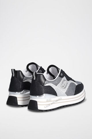Baskets plateformes Maxi Wonder - Noir et gris foncé