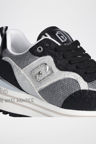 Baskets plateformes Maxi Wonder - Noir et gris foncé