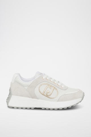 Baskets plateformes en cuir Lolo - Blanc
