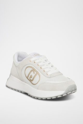 Baskets plateformes en cuir Lolo - Blanc