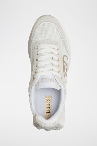 Baskets plateformes en cuir Lolo - Blanc