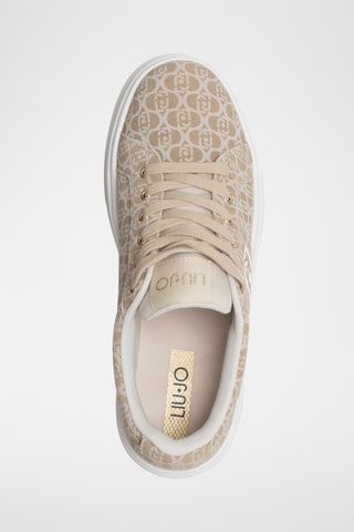 Baskets plateformes en cuir Selma - Marron