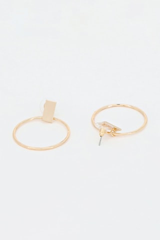 Boucles d'oreilles Brigitte - Doré