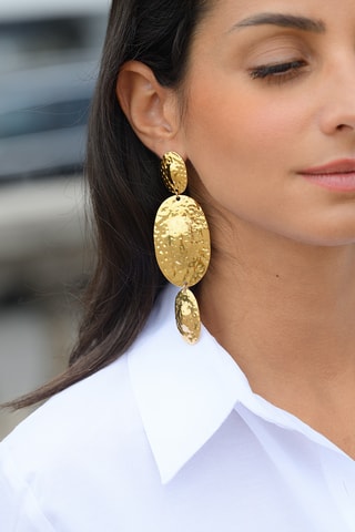 Boucles d'oreilles Sidonie - Doré