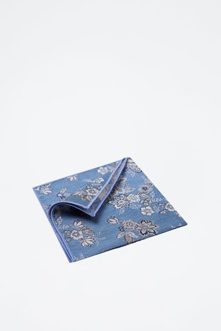 Pochette en soie - Bleu