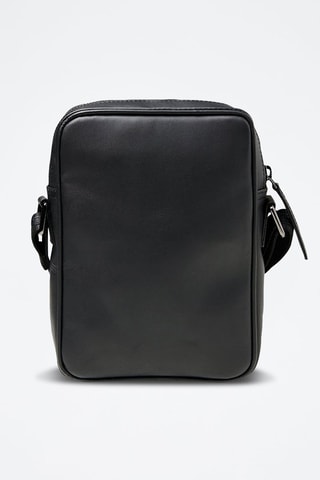 Sac bandoulière en cuir - Noir