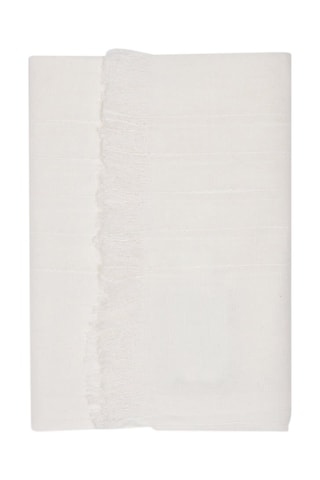 Écharpe en lin - Blanc
