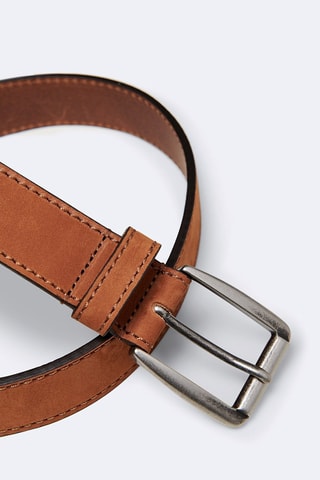 Ceinture en cuir - Marron clair