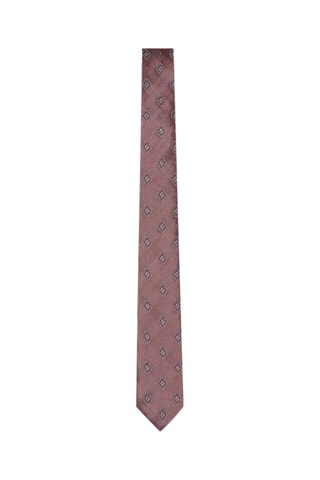 Cravate en soie - Vieux rose
