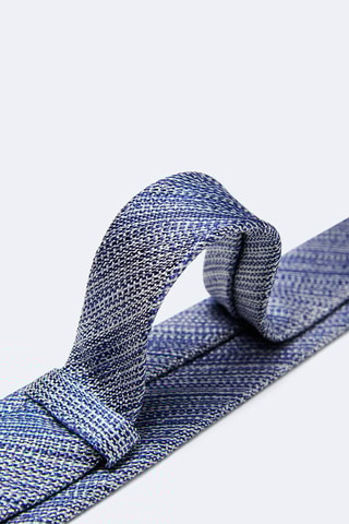 Cravate en soie - Bleu