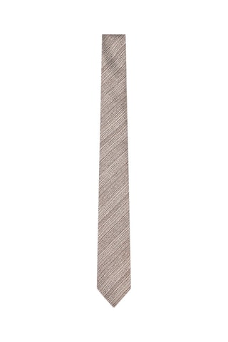 Cravate en soie - Marron