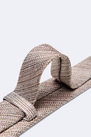 Cravate en soie - Marron