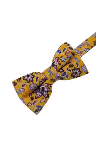 Nœud papillon en laine - Jaune