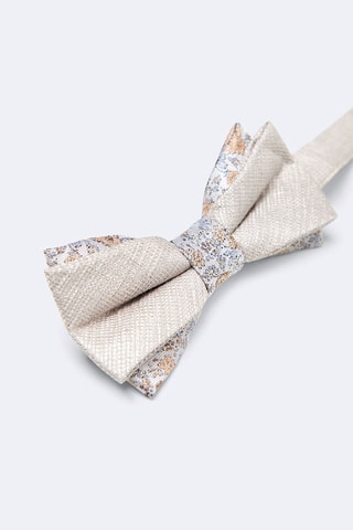 Nœud papillon en soie - Beige
