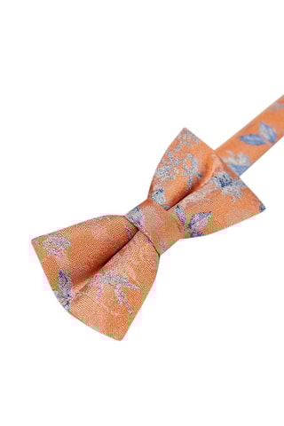 Nœud-papillon en soie - Corail