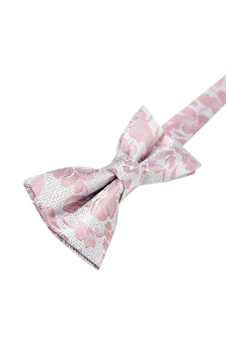 Nœud papillon en soie - Bois de rose