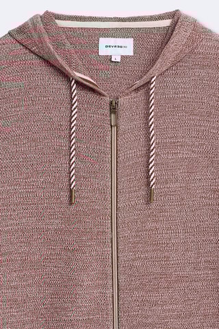 Cardigan à capuche - Rose