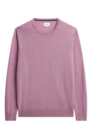 Pull en laine mérinos - Rose