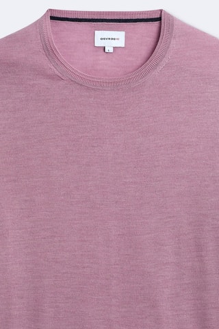 Pull en laine mérinos - Rose