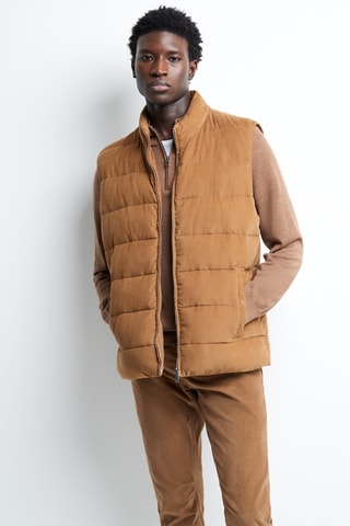 Doudoune sans manches - Marron