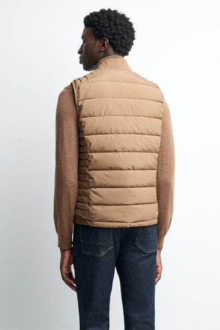 Doudoune sans manches - Beige