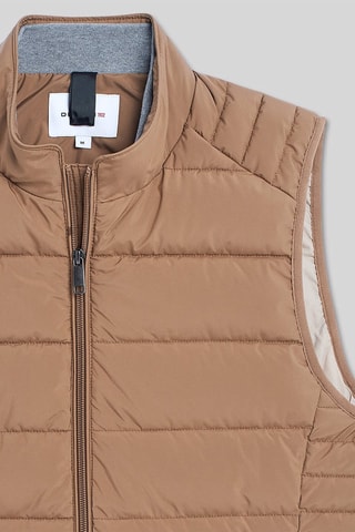 Doudoune sans manches - Beige