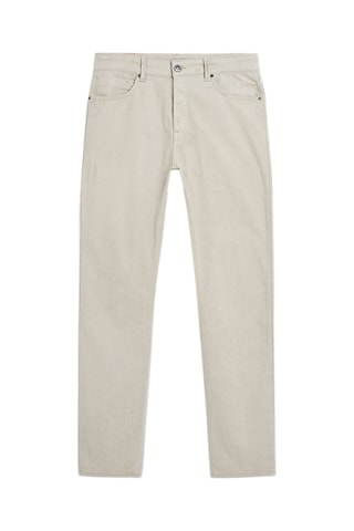 Pantalon regular - Beige