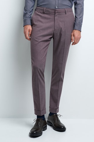 Pantalon slim - Prune